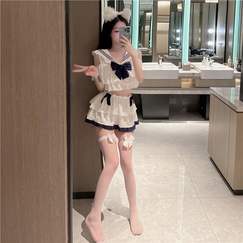 Japanese Student Outfit Pure and Sexy Jk Uniform Set Sweet and Innocent College Style Cosplay Cute Girl Nightclub Host