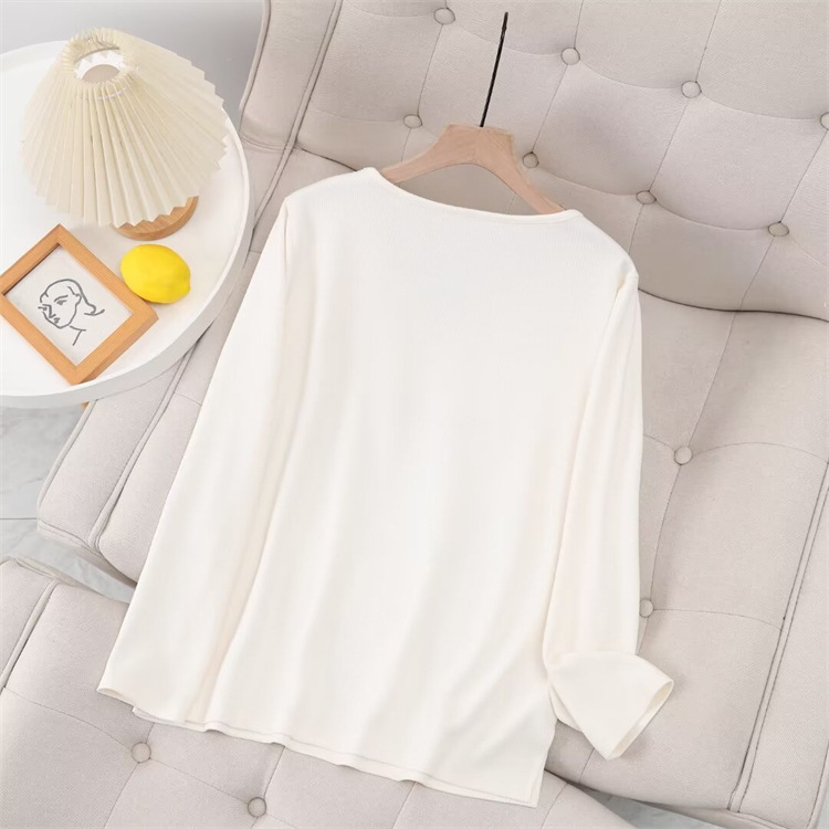 Chubby Girl winter versatile plus size long-sleeved shirt 2023 new casual versatile cartoon printed brushed bottoming shirt 186