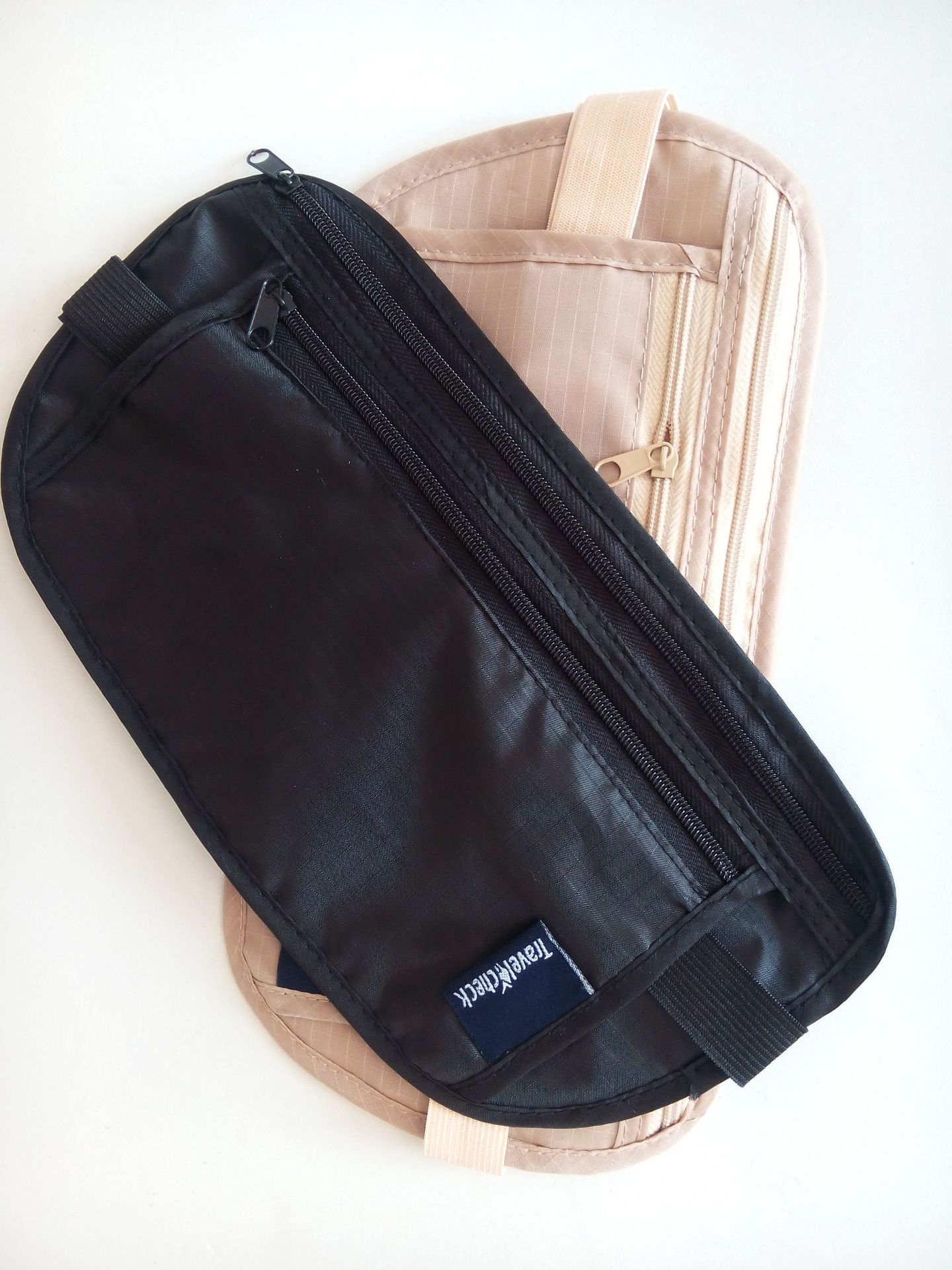 travel check leisure travel storage bag close-fitting waist bag invisible anti-theft waist bag