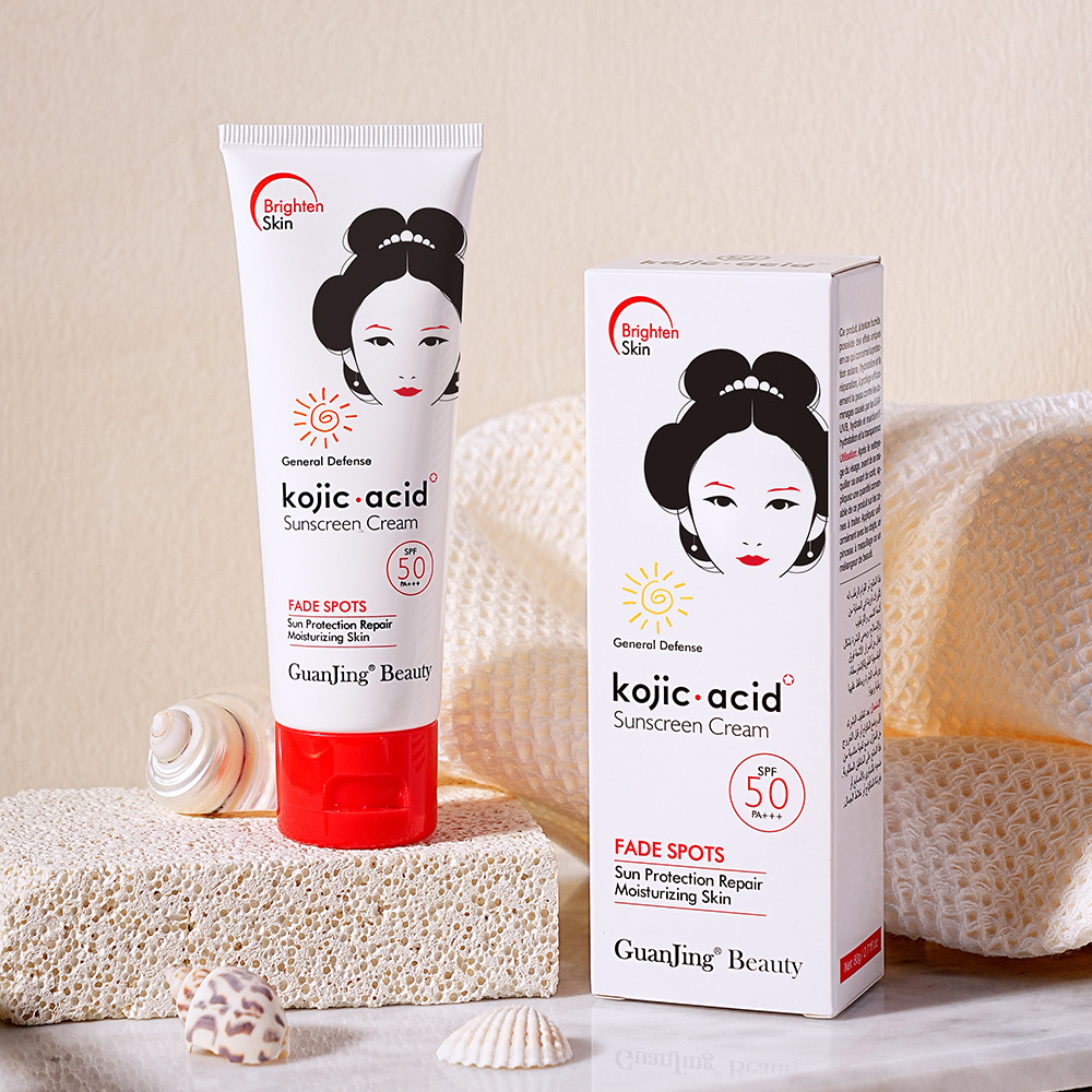 GuanJing cross-border kojic acid protective cream arm body protection protective milk wholesale Sunscreen cream