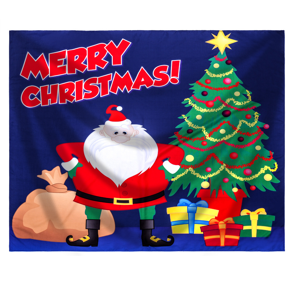 Manufacturer Specializes in Cross-Border Popular Amazon Christmas and Halloween Tapestry Hanging Cloth Background Cloth Ins Style Hanging Cloth Decorative Cloth
