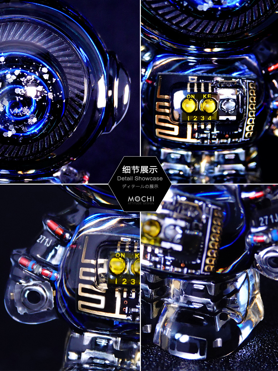 Mochi Original Cyberpunk Spaceman Large Necklace Men's Pendant Accessories Keychain Spring Festival Souvenir