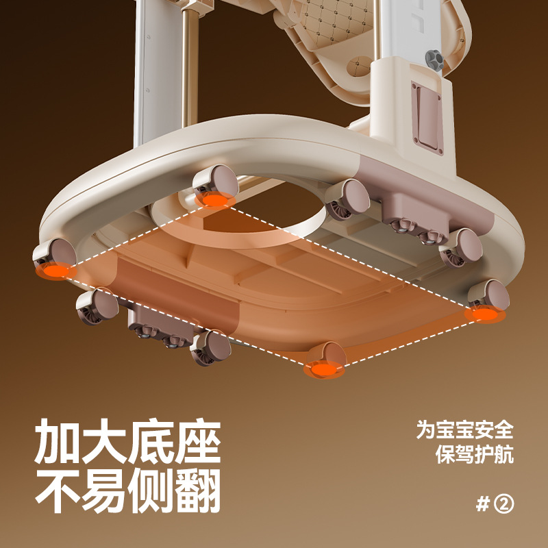 Three-in-one Baby Dining Chair Rocking Chair Multi-function Walking Car Household Baby Dining Table Seat Children Dining Chair