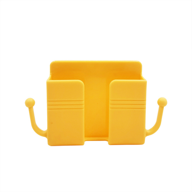 Wall-mounted remote control rack TV air conditioner remote control board storage box bedside mobile phone charging bracket storage rack