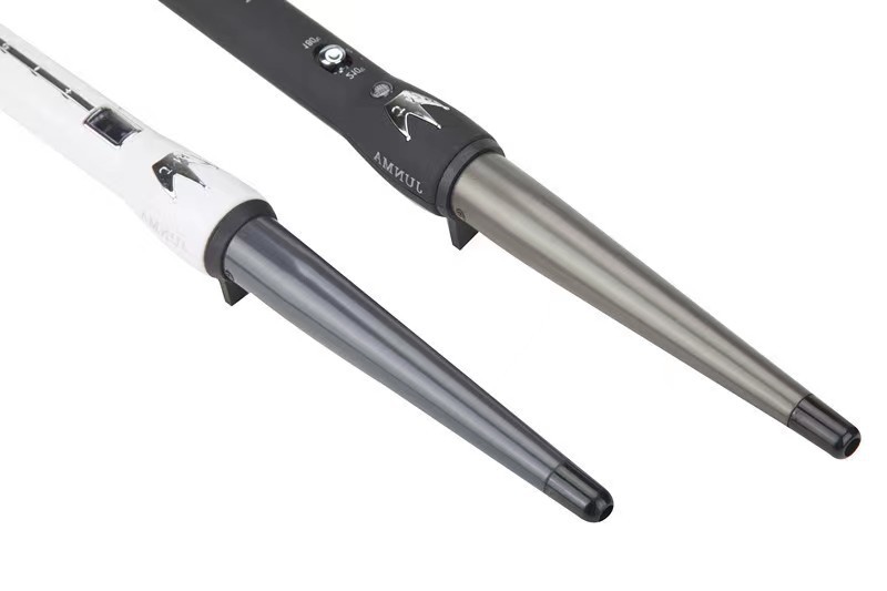 Factory wholesale does not hurt the hair ceramic straight clip liquid crystal display pull iron roll straight dual-purpose hair straightener cross-border single rod