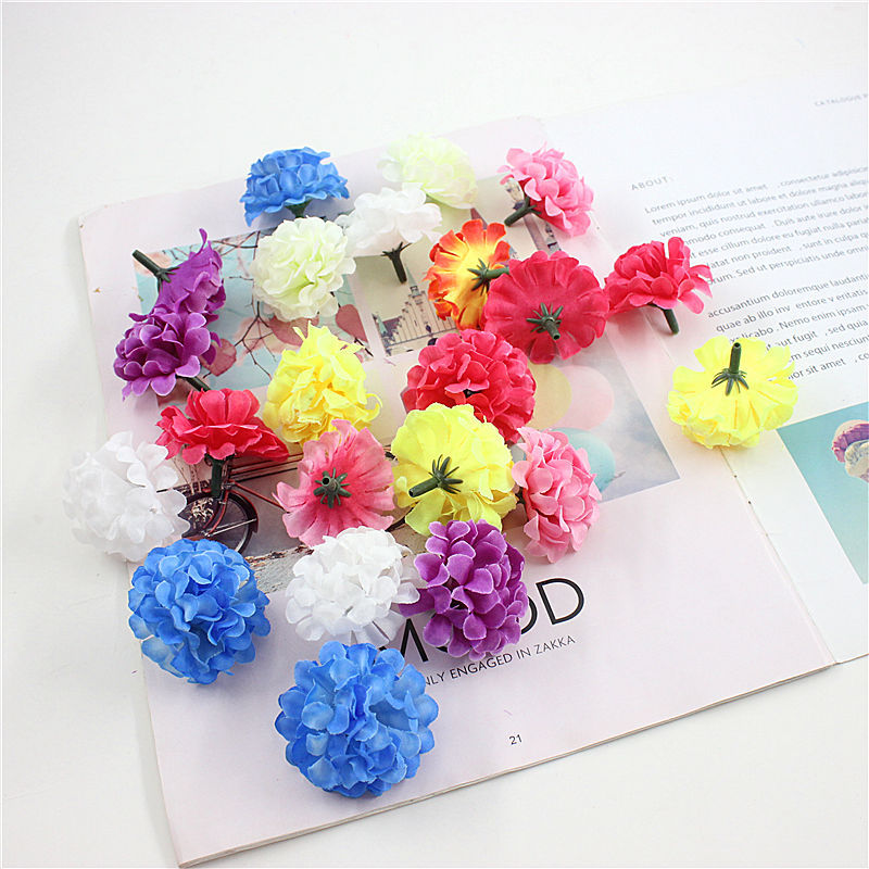 Factory simulation small ball chrysanthemum single Branch Small ball chrysanthemum home display simple and clean dried flower thousand-layer chrysanthemum fresh