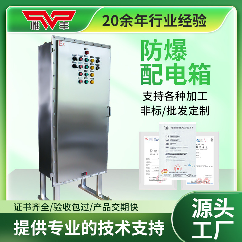 Customized Stainless Steel Explosion-Proof Lighting Power Distribution Cabinet Maintenance Wiring Box 304316 Power Switch Control Cabinet Factory