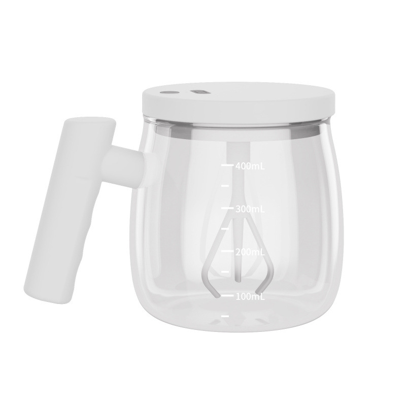 Rechargeable Glass Mixing Cup New Coffee Cup Household Drinking Cup Egg Tea Mixing Drink Cup Around the Stove Tea Cup