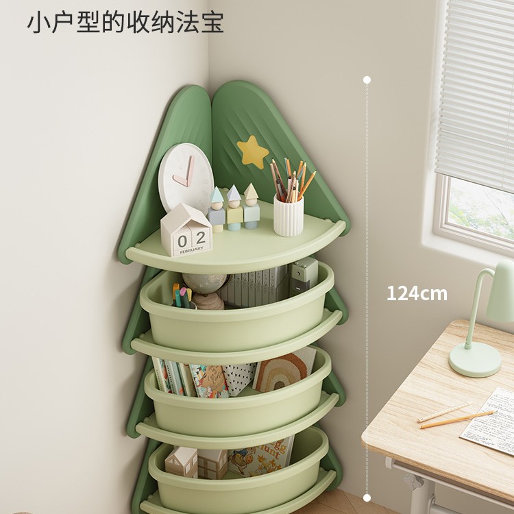 Полка для хранения игрушек Hobbie Tree, угловой шкаф для стенки, многоуровневая полка