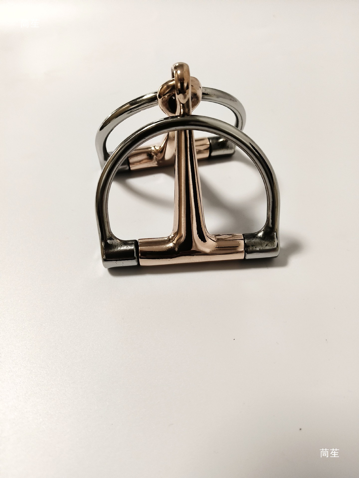 Copper D-Type Two-Section 12.5cm Horse Reins Equestrian Sports Horse Riding Accessories Reins Snaffle Iron