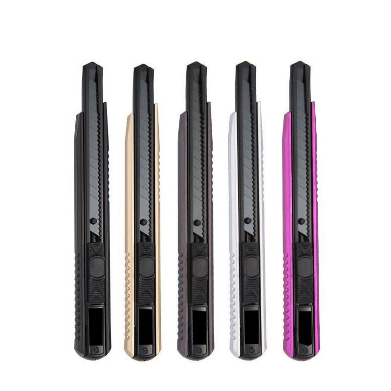small size portable utility knife stainless steel tool knife metal office stationery paper cutter film blade