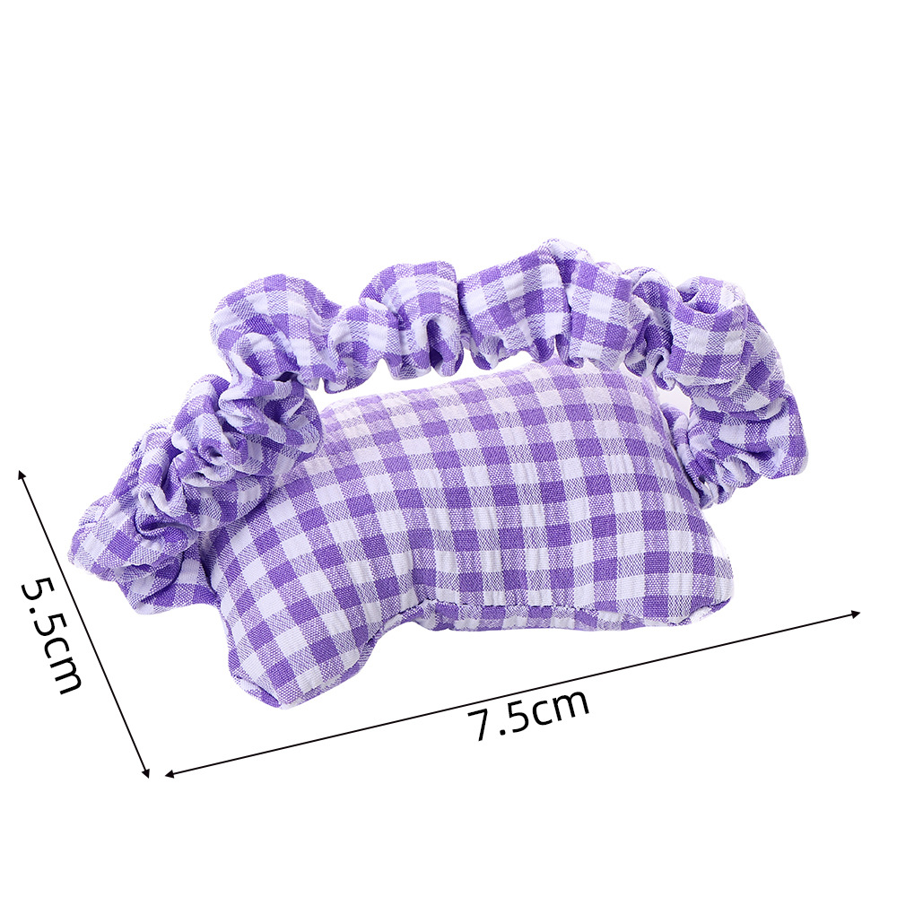 New keyboard hand rest summer mouse wrist small pillow cute giant soft bubble plaid wrist mouse pad hair ring
