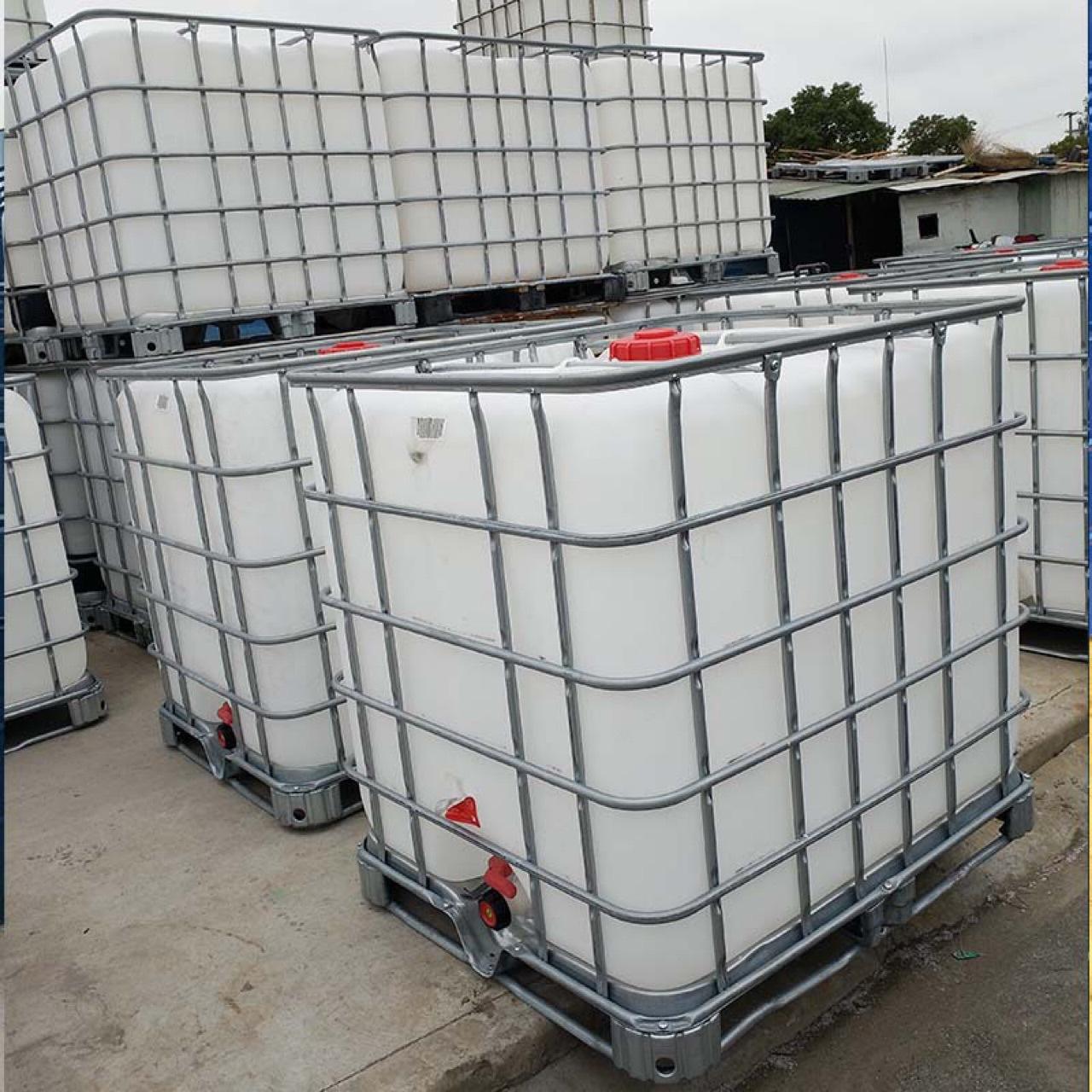 Fujian manufacturer IBC ton barrel used 1000L container barrel waste liquid barrel plastic water storage tank chemical raw material oil barrel