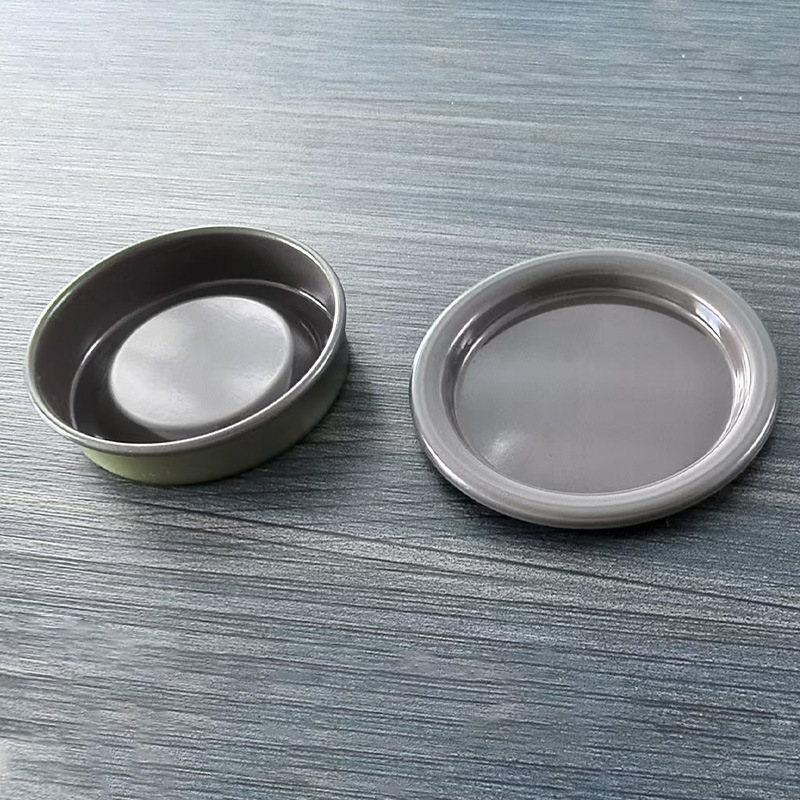 Factory Direct Supply Pagoda Lid Two-Piece Set Plastic Can Lid Tea Milk Powder Rice Flour Tea Medicine Candy Can Tinplate Lid