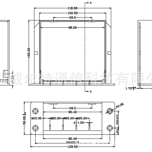 12 Channel Lgx Box Dual Fiber Coarse Wdm (Cwdm) Multiplexer/Demultiplexer Module