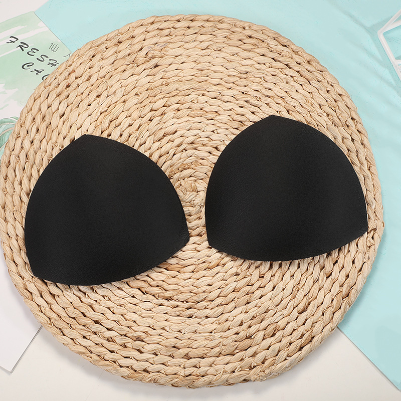 In-Stock Triangle Sponge Bra Pads Inserts Thin Breathable Cup Swimwear Yoga Wear Triangle Cup Bra Pads