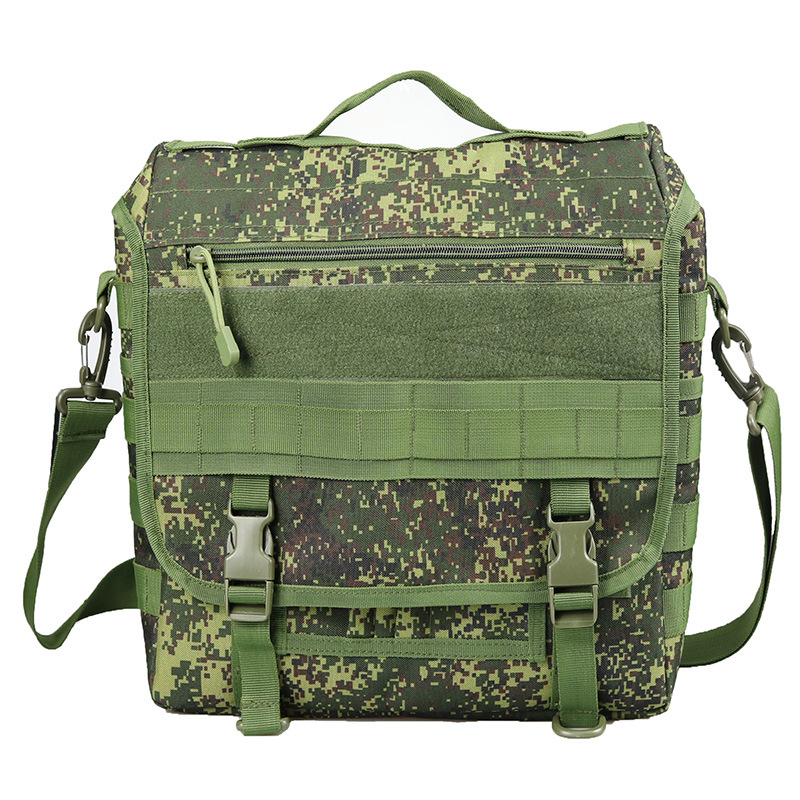 Outdoor Leisure Men's and Women's Shoulder Bag Crossbody Bag Camouflage Black Hawk Computer Bag Multifunctional Tactical Backpack Military Fan Bag