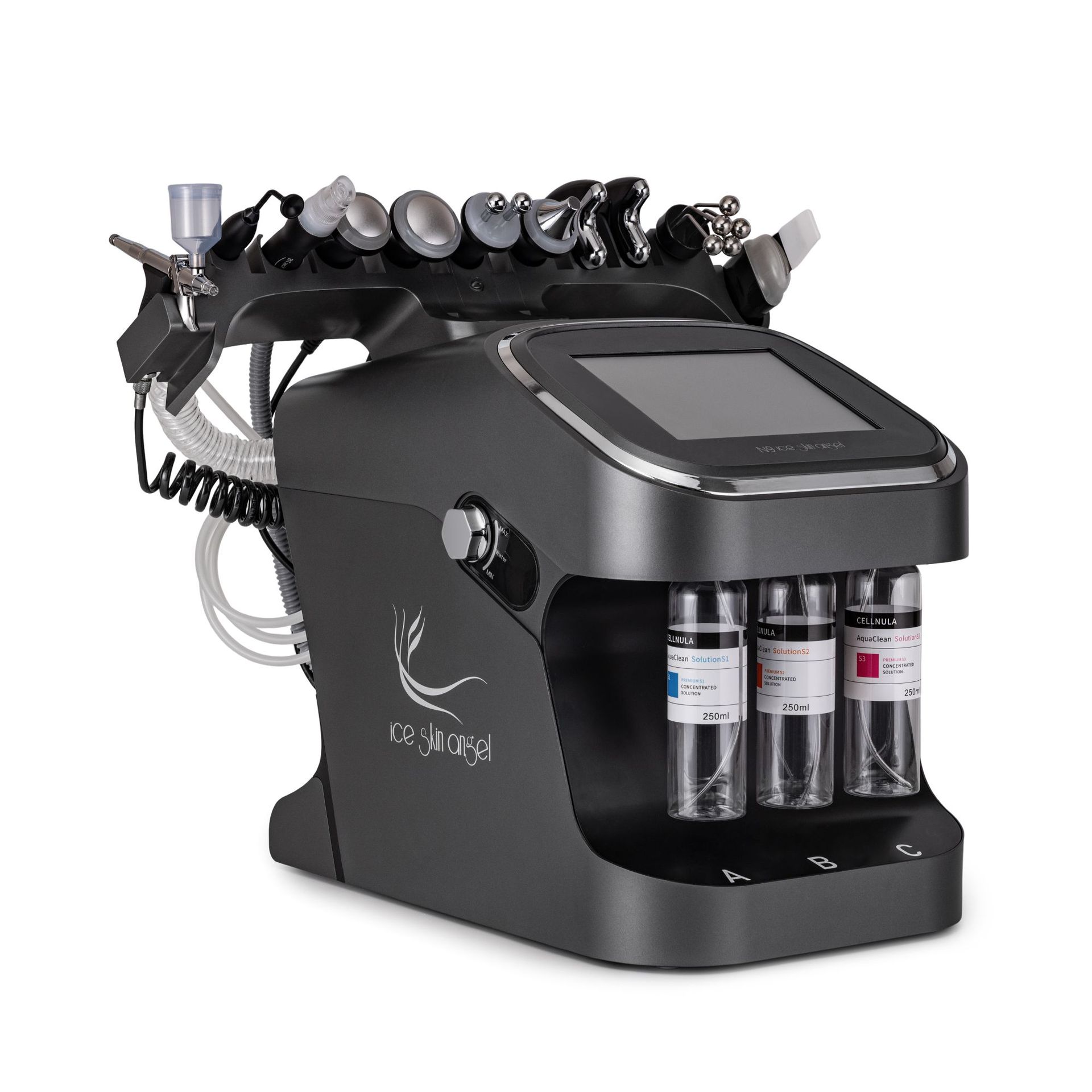 Desktop black pearl comprehensive instrument multifunctional facial skin management deep cleaning lifting bubble foreign trade beauty instrument