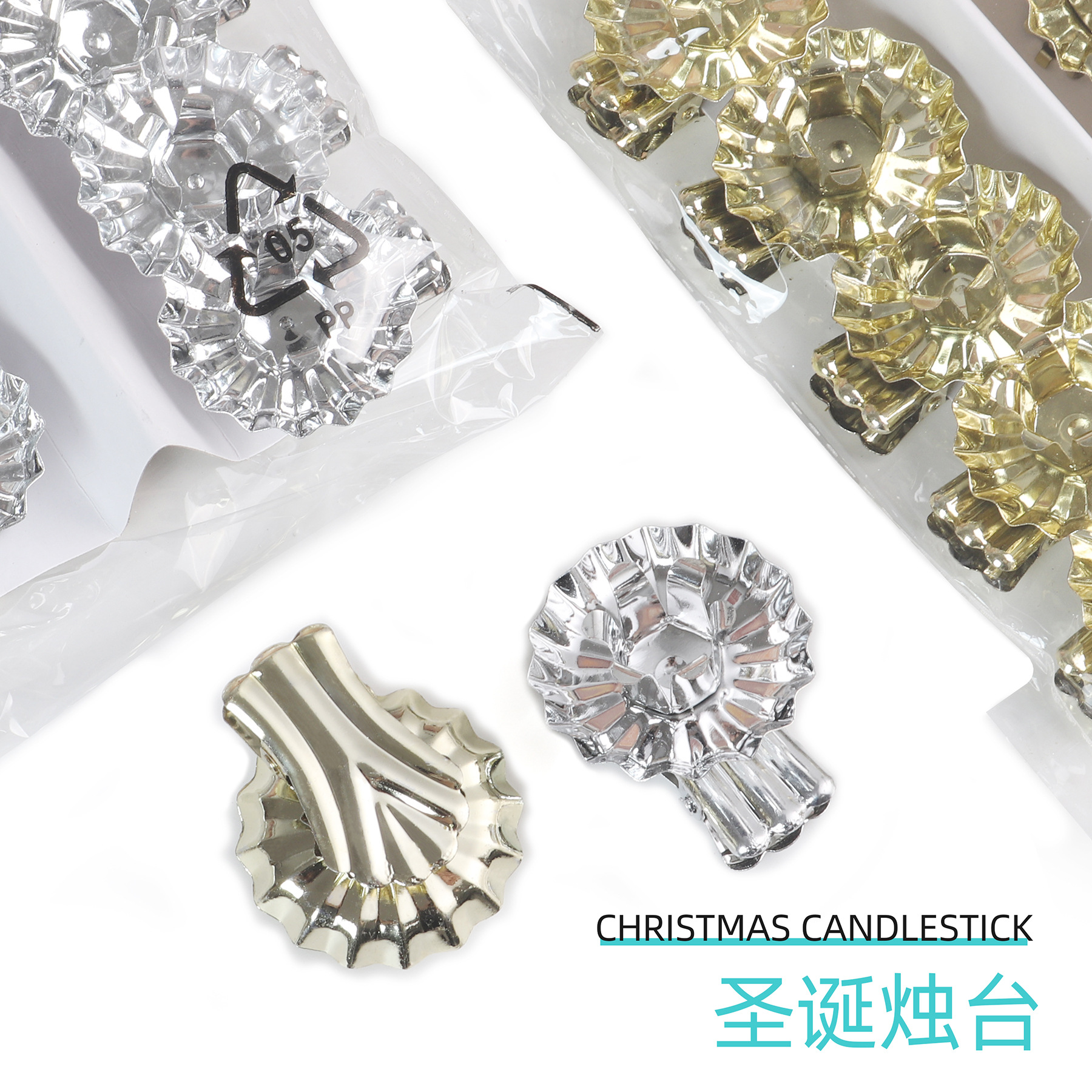 Кованая подставка для свечей с зажимом, металлическая, прямой поставщик, рождественская