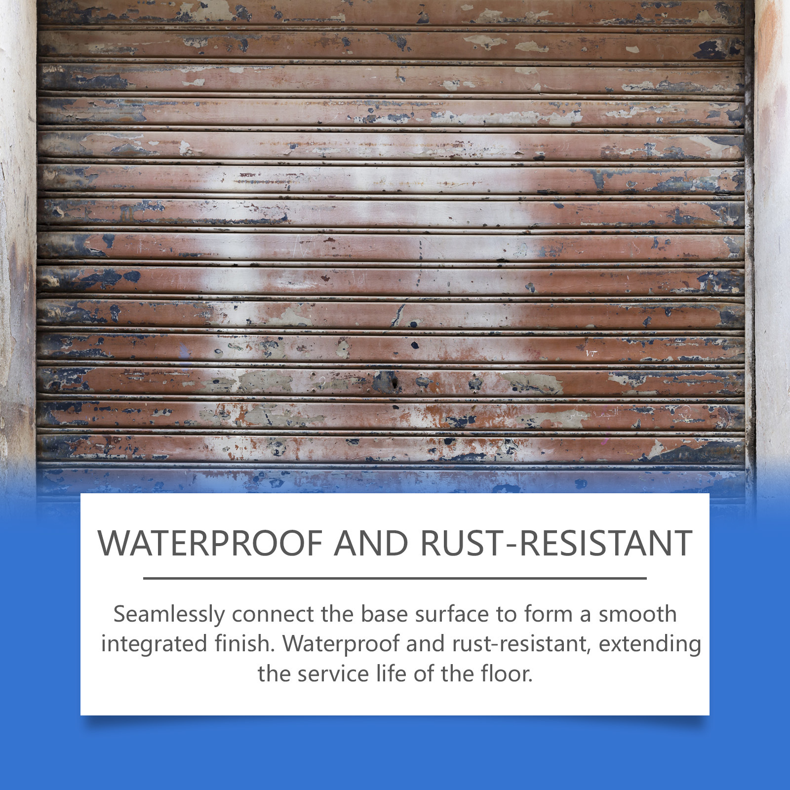 Jaysuing Gray Water-Based Epoxy Floor Paint Waterproof Coating Anti-Cracking Anti-Wear Durable Long-Lasting Quick-Drying Paint