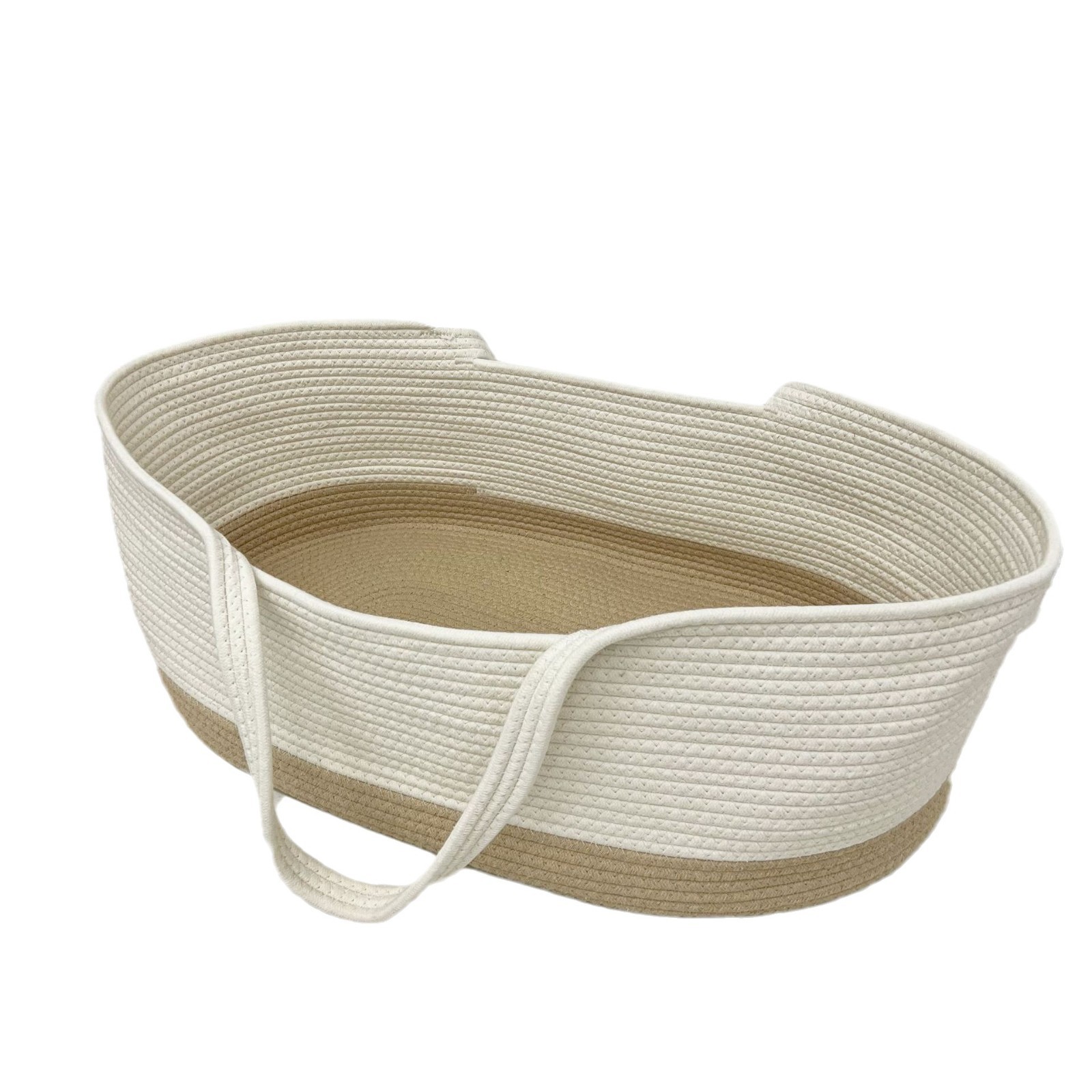 ins Cotton Rope Crib Newborn Hand Basket Baby Cradle Outdoor Sleeping Basket Portable Furniture Shooting Artifact