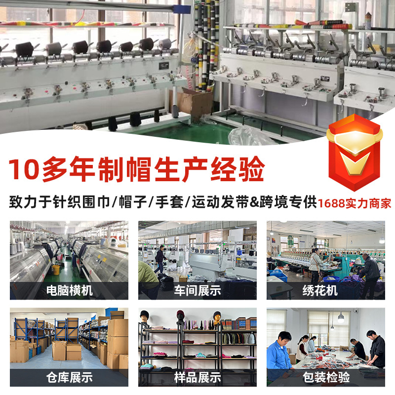 One-Piece Straight Edge Knitted Hat 2025 New Autumn and Winter Thickeneded Warm Cycling Ear Protection Hat Pure Color Baotou Hat