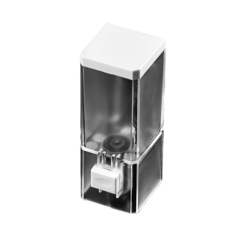 Home Transparent Wall-Mounted Manual Soap Dispenser Toilet Hotel Single Head Non-Punch Hand Soap Dispenser