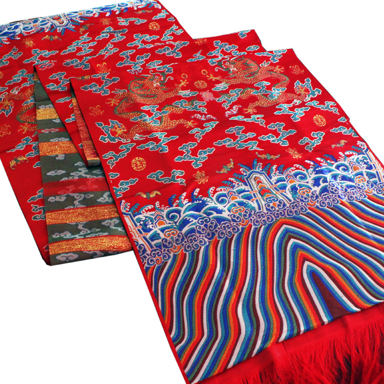 Hada colorful dragon Hada Xizang silk and satin bar gift woven gold five-color Hada thick Xizang jewelry