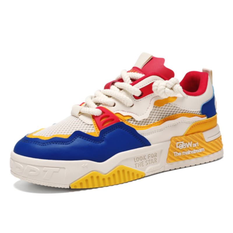 2025 plus size Cross-border Foreign Trade Special New Men's Shoes Four Seasons Fashion Joker Soft Bottom White Shoes