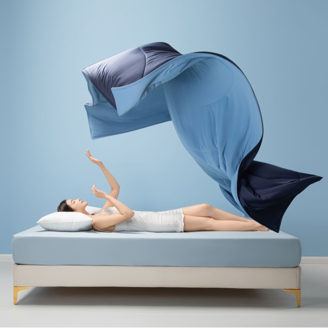 Deep Sleep Hotel-Style Ice Silk Summer Cooling Air-Conditioning Quilt, Ultra-Thin Summer Cooling Quilt