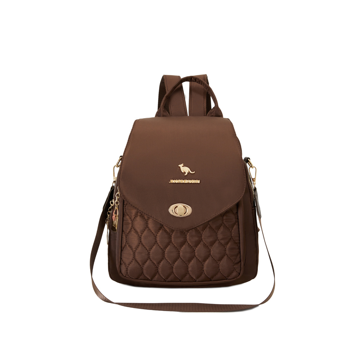 Spring and Summer Kangaroo Backpack for Women, Lightweight, Fashionable and Versatile, Multi-Functional Large-Capacity Casual Backpack for Women