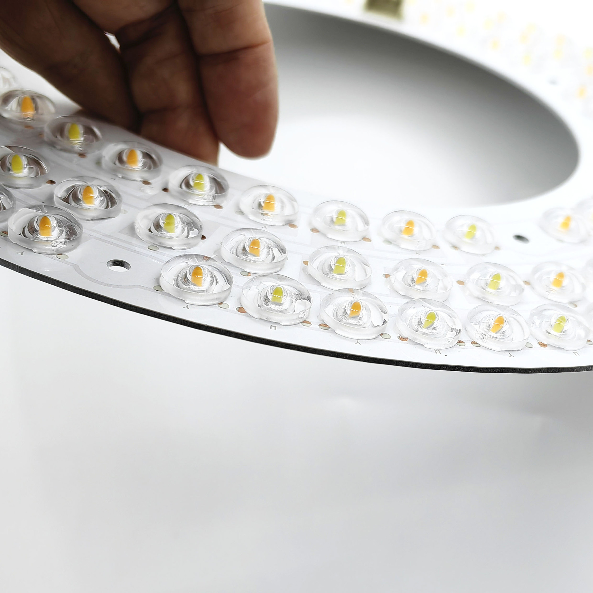 36V Dimming Color Light Source Board 270mm Diameter 140 Inner Diameter Ceiling Fan Light Source Module Wick Factory Direct Supply