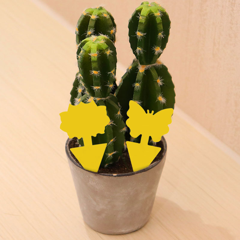 Cross-Border Foreign Trade Sticky Insect Board, Special-Shaped Butterfly Sticky Insect Board, Insect Trap, Yellow Sticky Insect Sticker, Yellow Board