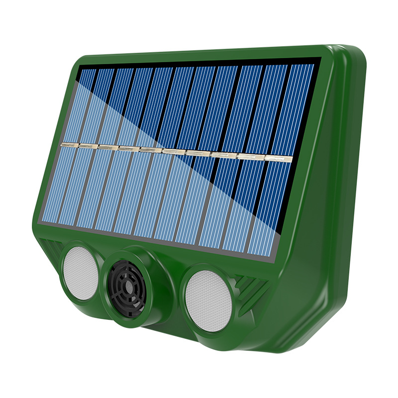 Solar Rechargeable Mouse Repeller Ultrasonic Courtyard Outdoor Bird Repeller Cat Repeller Dog Repeller Animal Repeller Cross-Border