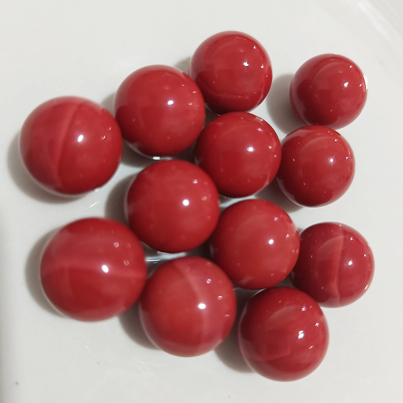 Customized Glass Beads Cream Glass Beads Porcelain Colorful Marbles Playground Beads Colorfuled Glass Marbles Can Be Packed in Small Bags