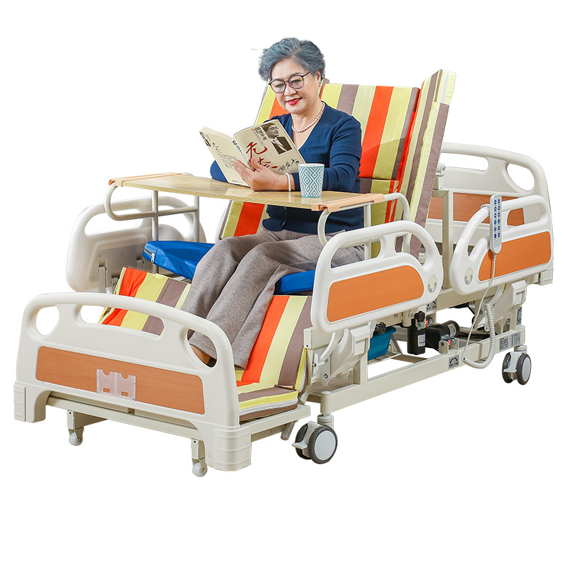 Multifunctional electric nursing bed automatic flashlight integrated elderly medical bed nursing bed electric sickbed