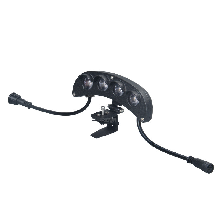 Structure waterproof ancient building roof tile pavilion decorative tile lamp 4W high-brightness led corrugated lamp private mold high-end