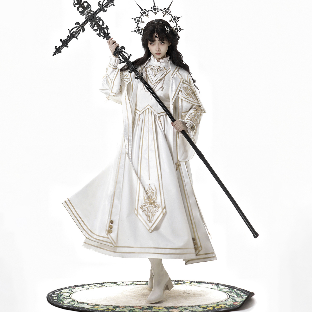 Bear Doujiang Original Holy Goddess Lolita Women's Lolita Jacket Dress Daily Sweet Suit 7186