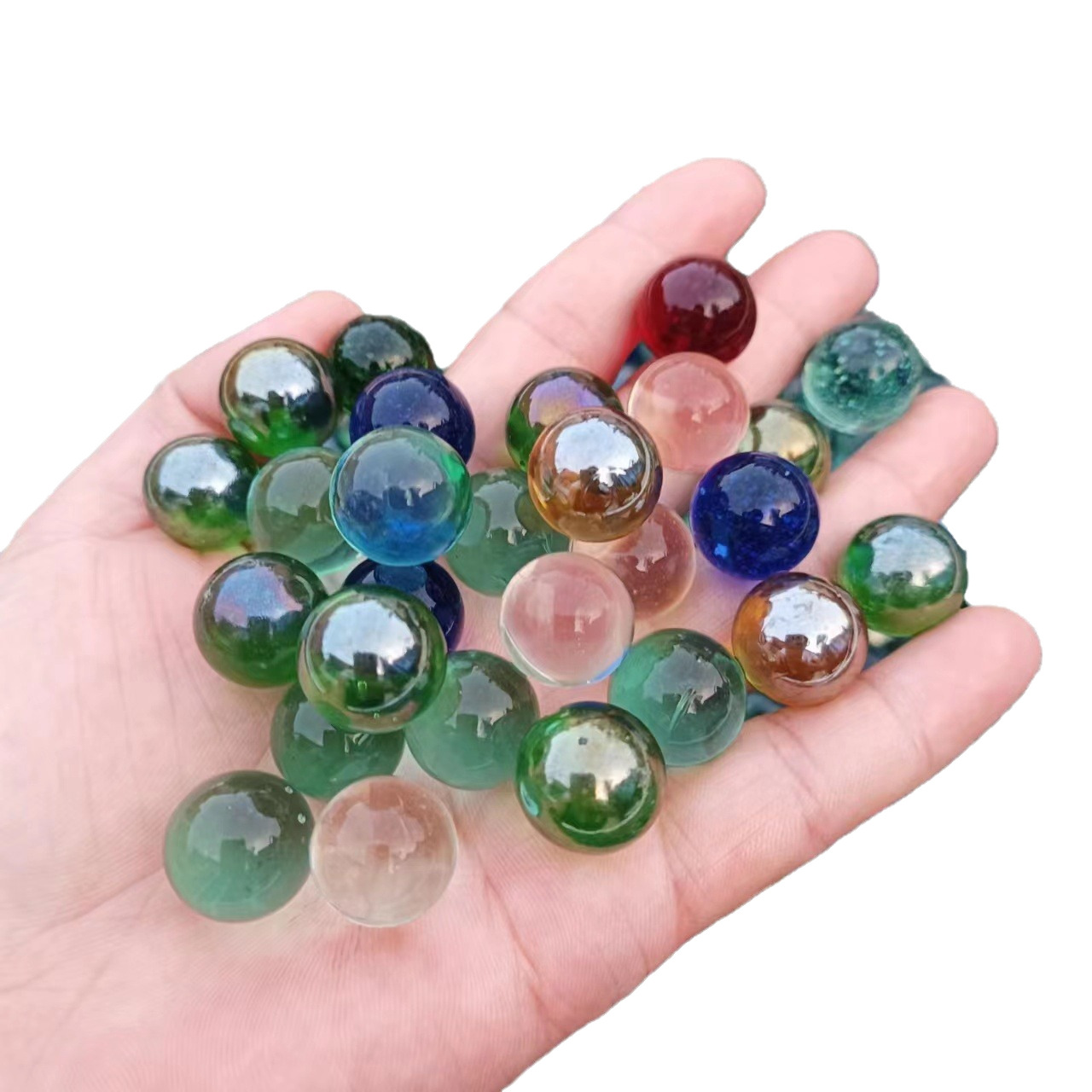 16mm Glass Marbles Specifically for Game Consoles, Available in Sizes 14mm, 16mm, and 25mm. Children's Play Glass Marbles, Large Quantity, Favorable Price