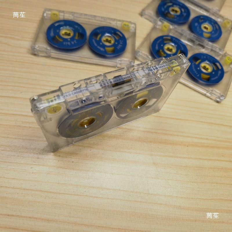 Recording Tape Case Small Open Disc Empty Tape Case Blue Plastic Tape Case No Recording Tape Empty Tape Case