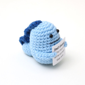 Cross-Border Popular Custom Handmade Crochet Yarn Dolls, Knitted Dolls Customized with Drawings and Samples, Minimum Order of One Doll