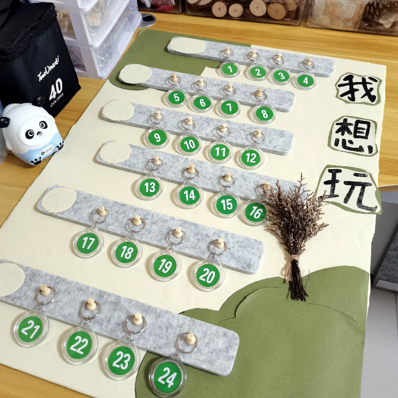 Карта входа в детский сад, я хочу играть, материал для стен, браслет, карточка с правилами, уголок для питья