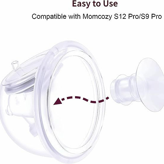 Amazon Wearable flange breast pump caliber telescopic mouth small nipple small size trumpet cover converter bare