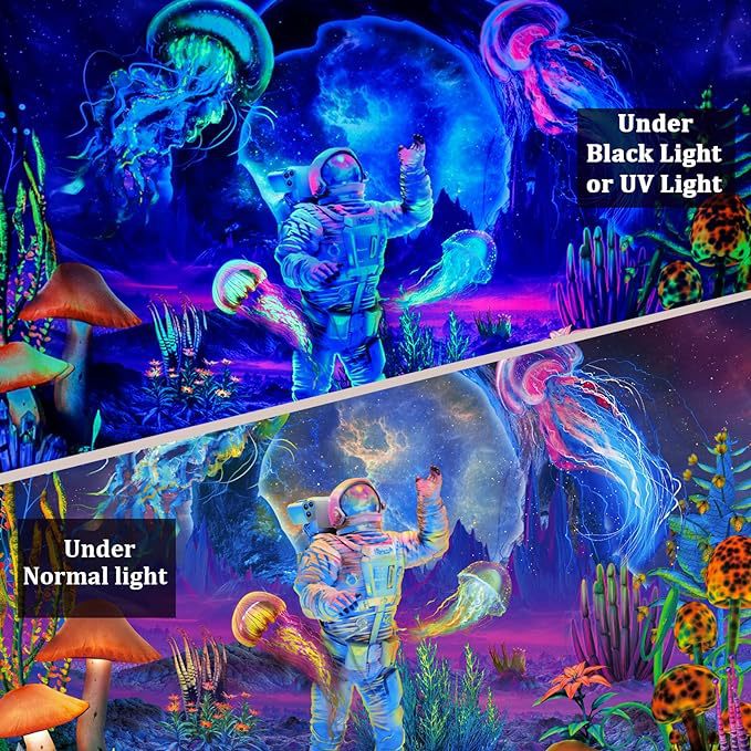 Fluorescent tapestry foreign trade tapestry Amazon hanging cloth Bohemian home decoration tapestry source manufacturers