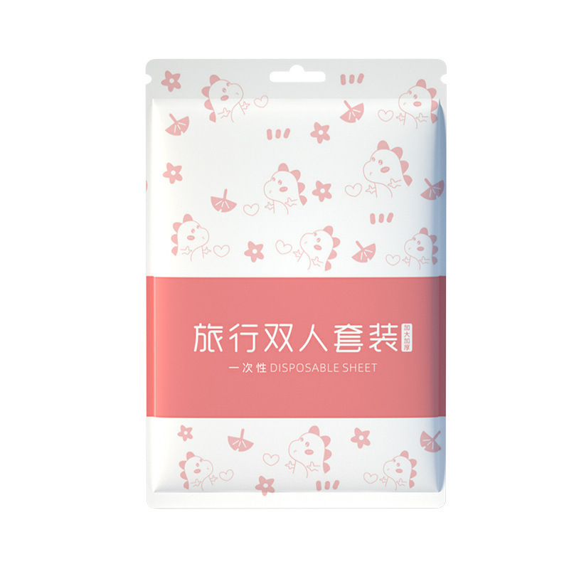 Disposable Bed Sheets Travel Hotel Quilt Cover Pillowcase Travel Three-piece Set Double Dirty Bedspread Quilt Cover Bath Towels