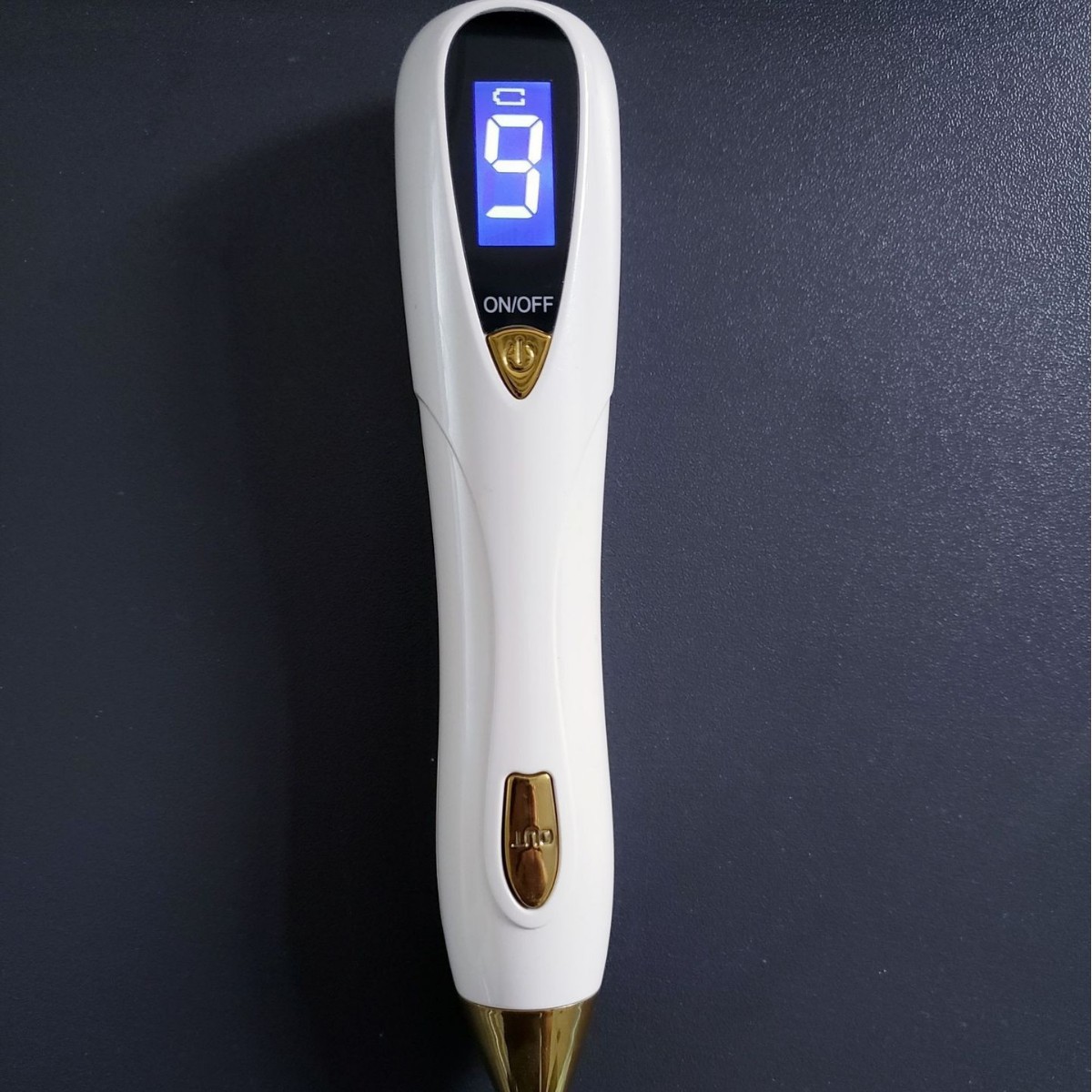 Factory Direct Sales Freckle Removal Pen, Spot Pen, Spot Spot Pen, Single Model on the Market with Light, Household Mole Spot Pen, Nine-Speed Beauty Instrument