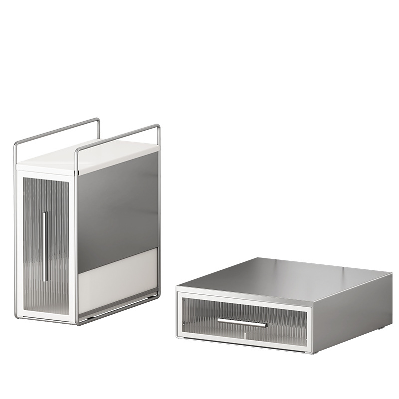 Capsule coffee display rack water bar ins style table tea bag storage box coffee machine base drawer storage rack