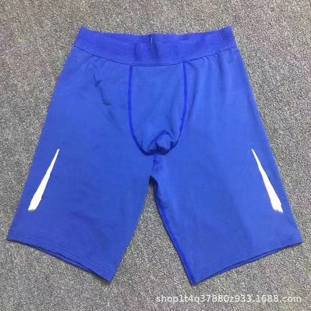 Running God Non-wearing Crotch Professional Marathon Men's Running Sports Racing Breathable Quick-drying Tight Compression Shorts Training