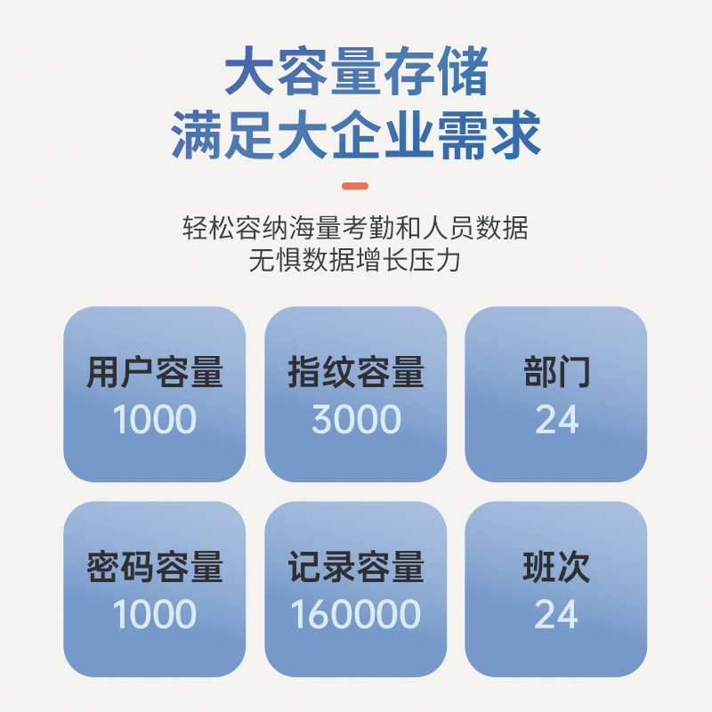 Fingerprint Attendance Machine U Disk Download and Export Report Fingerprint Recognition Sign-In Machine Software-Free Work Punch-In Machine