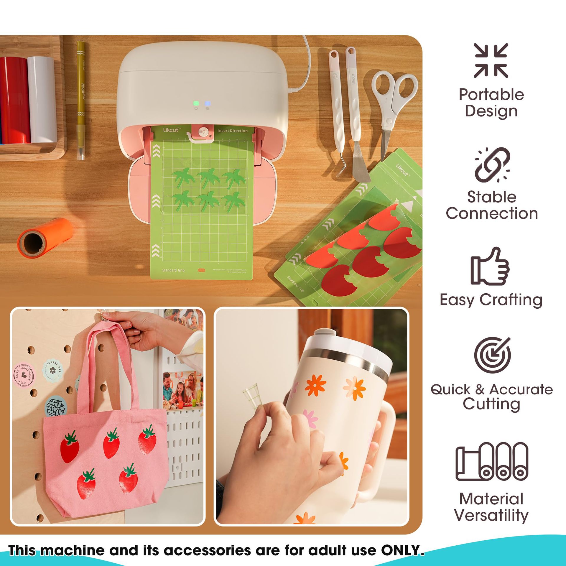 MINI cutting machine cutting machine desktop small edge inspection PVC self-adhesive vinyl sticker engraving DIY die cutting machine